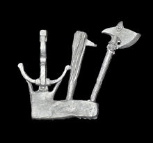 Load image into Gallery viewer, 97-0435:  Heavy Crossbow, Club, and Axe [x3]
