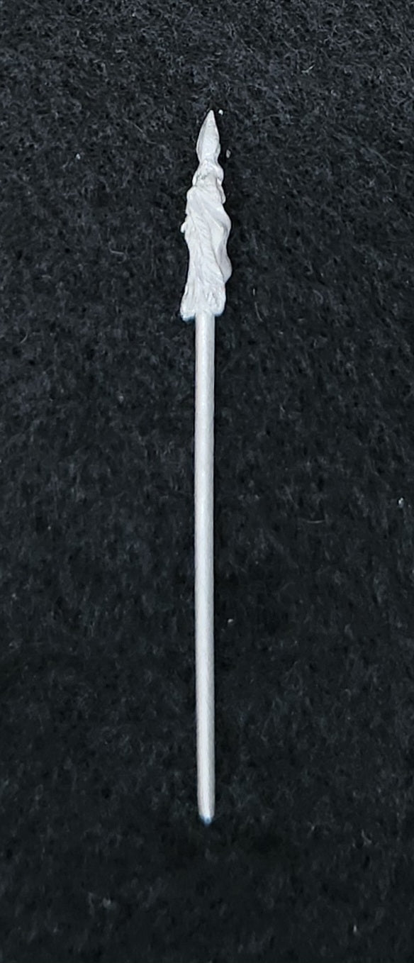 97-0792:  Spear with Pennant and Feather