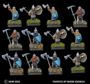 98-1204: Dwarf Warriors with Axes [12]