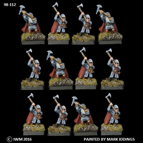 98-1209: Dwarf Warriors with Great Axes [12]