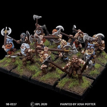 Load image into Gallery viewer, 98-1214: Dwarf Berserkers with Axes [12]
