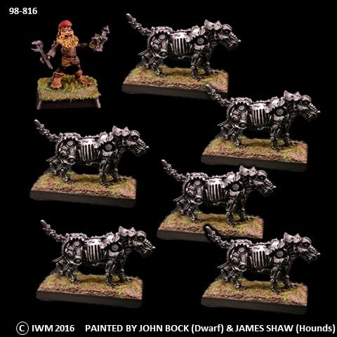 98-1238: Dwarf Engineer and Mechanical Hounds [7]