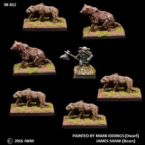 98-1239: Dwarf Bearmaster & Bears [7]