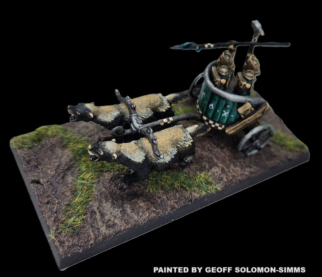 98-1392: Armored Halfling Badger Chariot [1]