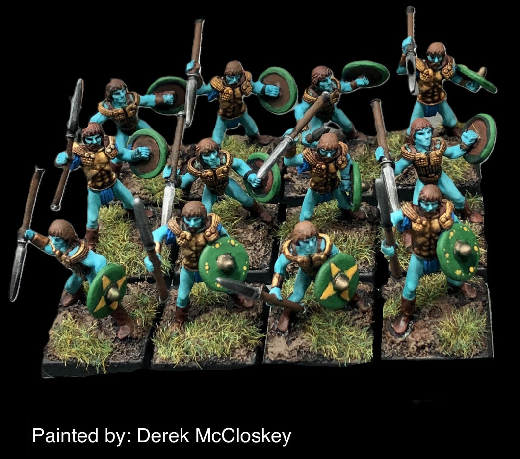 98-2223:  Atlanteans Berserkers with Spears [12]