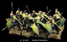 Load image into Gallery viewer, 98-2803: Thunderbolt Elf Warriors with Spears [12]
