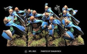 98-2804: Thunderbolt Elf Warriors with Axes [12]