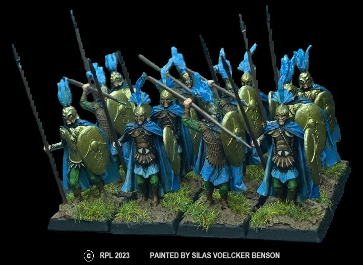 98-2827: Thunderbolt Elf Heavy Infantry with Pikes [12]