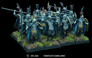 98-2830: Thunderbolt Elf Heavy Infantry with Short Spears [12]