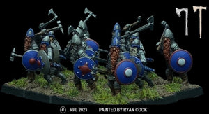 98-2904: Thunderbolt Dwarf Warriors with Axes [12]