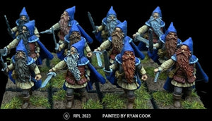 98-2912: Thunderbolt Dwarf Light Infantry with Swords [12]