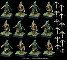 Load image into Gallery viewer, 98-2936: Thunderbolt Dwarf Crossbowmen, Light Infantry [12]
