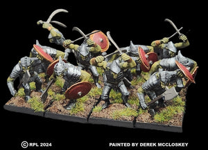98-4930: Heavily Armored Mountain Goblins with Mixed Weapons [12]