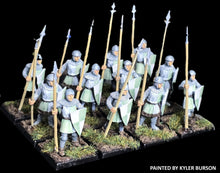 Load image into Gallery viewer, 98-5102: Arthurian Men-at-Arms with Spears and Shields [12]
