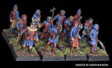 Load image into Gallery viewer, 98-5134: Arthurian Peasants with Maces/Hammers [12]

