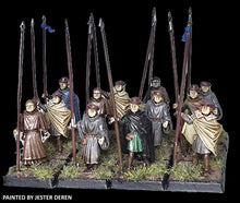 Load image into Gallery viewer, 98-5147: Arthurian Villagers with Pikes [12]
