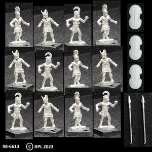 98-6613: Trojan Light Infantry with Spears [12]