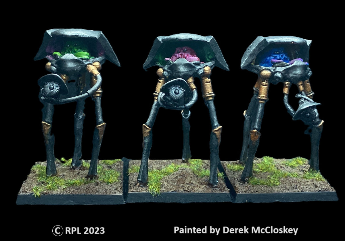 99-1341: Cephalid Walker Triad with Heat Rays [3] – Ral Partha Legacy