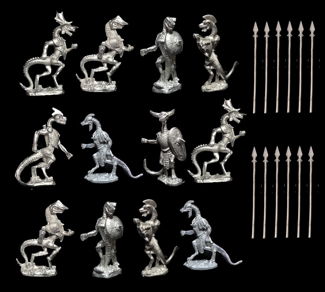 99-5023:  Reptiliad Heavy Infantry with Spears [12]