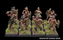 Load image into Gallery viewer, 99-6010:  Frontier Natives with Hand Weapons [12]

