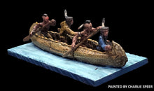Load image into Gallery viewer, 99-6073:  Frontier Natives in Large Trade Canoe [1]
