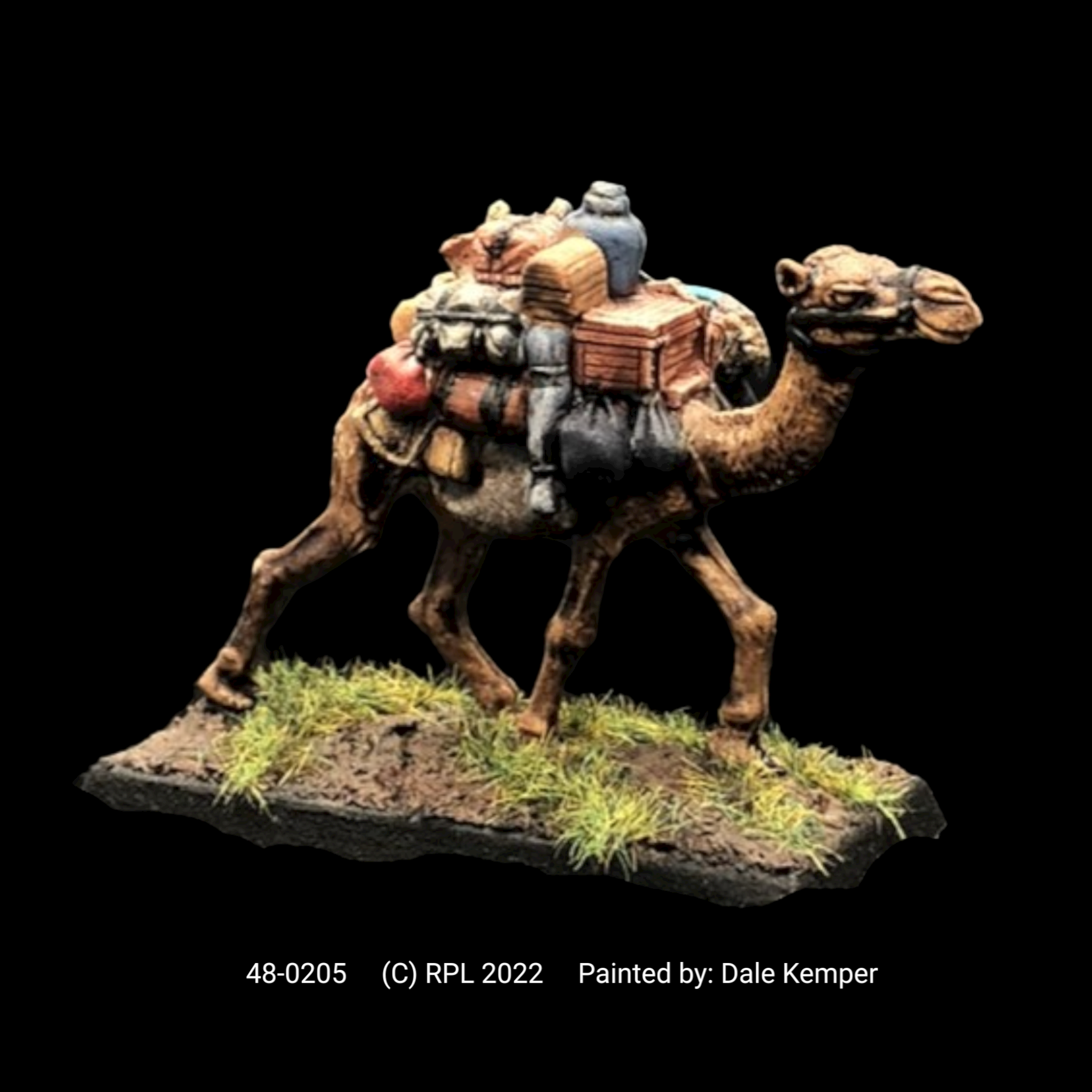 48-0205: Pack Camel II, With Shields – Ral Partha Legacy
