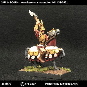 48-0479:  Heavy Warhorse - Ornate Armor