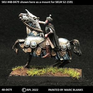 48-0479:  Heavy Warhorse - Ornate Armor