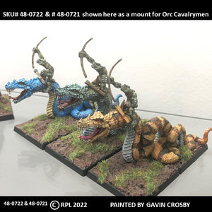 48-0721:  Giant Serpent, Saddled I, Longer Pose