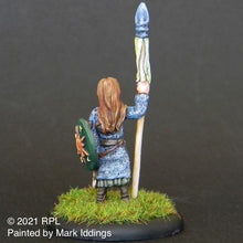 Load image into Gallery viewer, 49-0803:  Sentinel - Female Elf with Spear
