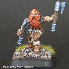 Load image into Gallery viewer, 50-0138:  Dwarf Berserker, Advancing with Pair of Weapons

