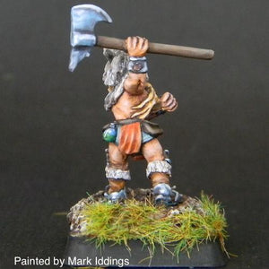 50-0139:  Dwarf Berserker, Swinging Weapon
