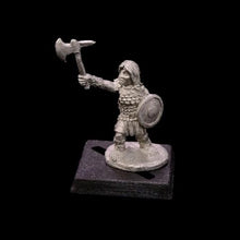Load image into Gallery viewer, 50-0147:  Dwarf Shieldmaiden I, with Axe
