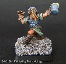 Load image into Gallery viewer, 50-0168:  Drunken Dwarf Fighter II, Singing, Beer Stein Raised
