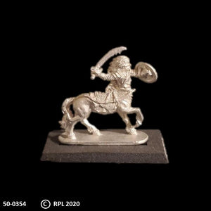 50-0354:  Centaur with Sword and Shield, Female