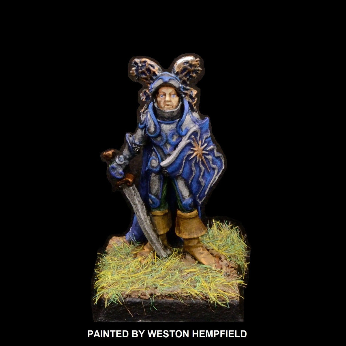 Miniature Commander Ral Partha – Réf. 02-079 – Pièce Décapée, Très Bon État