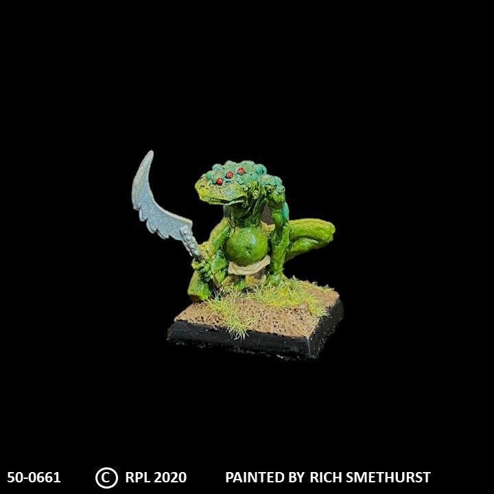 50-0661:  Amphibian Warrior with Sword