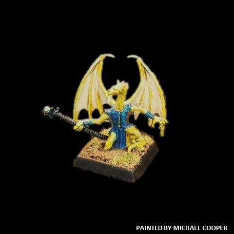 50-0684:  Winged Lizardman Sorcerer