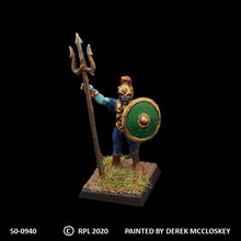 Load image into Gallery viewer, 50-0940:  Atlantean Beastmaster with Trident I
