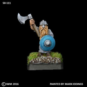 50-0111:  Dwarf Axeman I, in Chainmail