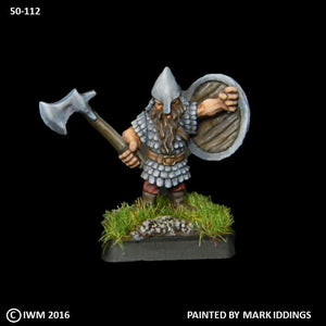 50-0112:  Dwarf Axeman II, in Scalemail