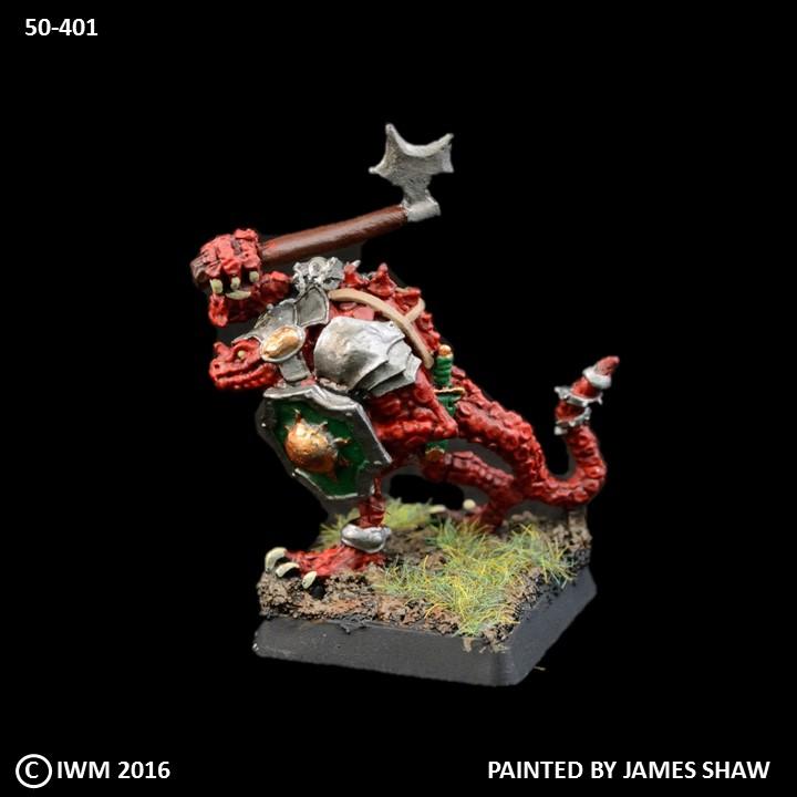 50-0401:  Troglodyte with Axe and Shield