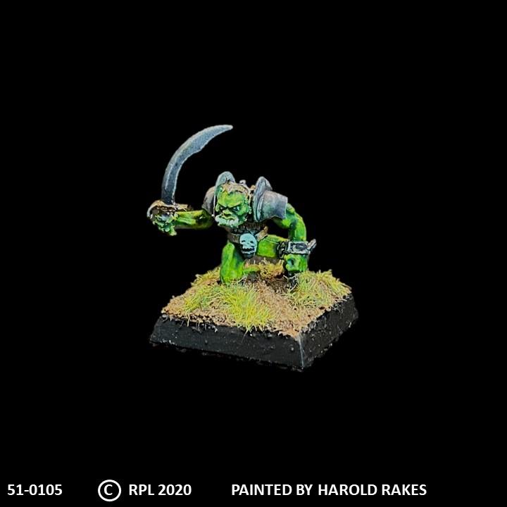 51-0105:  Orc Warrior with Sword, Armored, No Shield