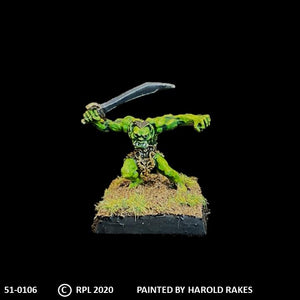 51-0106:  Orc Warrior with Sword, Pelts