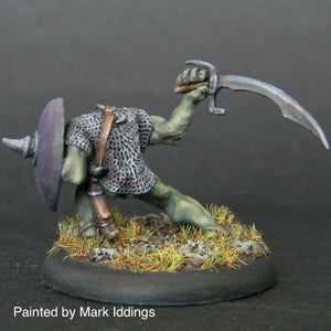 51-0111:  Orc Warrior with Spear Overhead