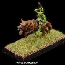 Load image into Gallery viewer, 51-0041:  Lesser Goblin Cavalry with Javelin (Rider Only)
