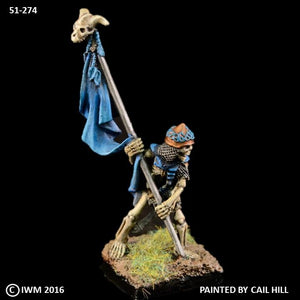 51-0274:  Skeleton Standard Bearer