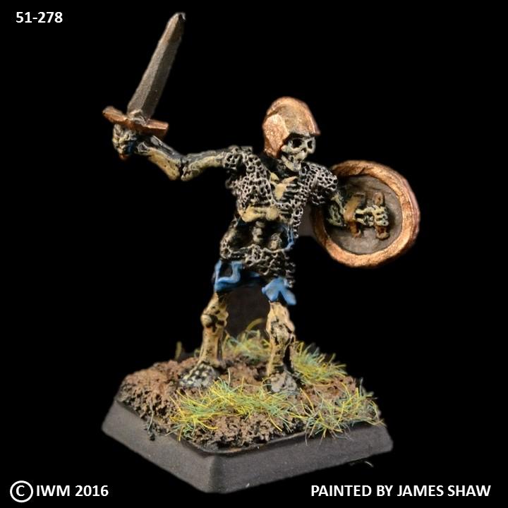51-0421:  Moldering Corpse with Sword and Shield