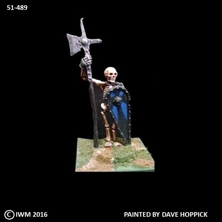 51-0489:  Undead Warlord Zelktuvia of the Abyss, with Pole Axe [Rick Koeppen]