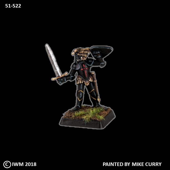51-0522:  Chaos Knight with Sword and Shield III